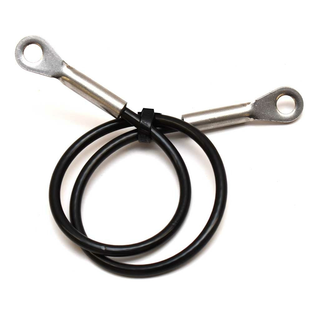 Lanyard Black Vinyl Wire 1/4 x 12 Inch by Marquis