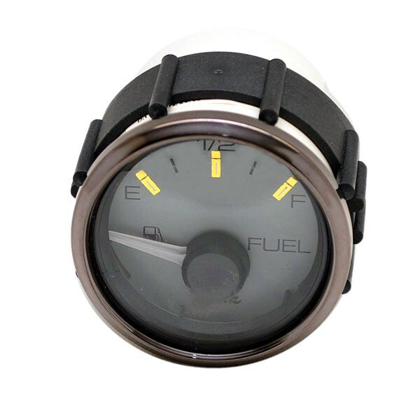 Fuel Gauge Faria Boat 2 Inch Pewter Gray by Faria