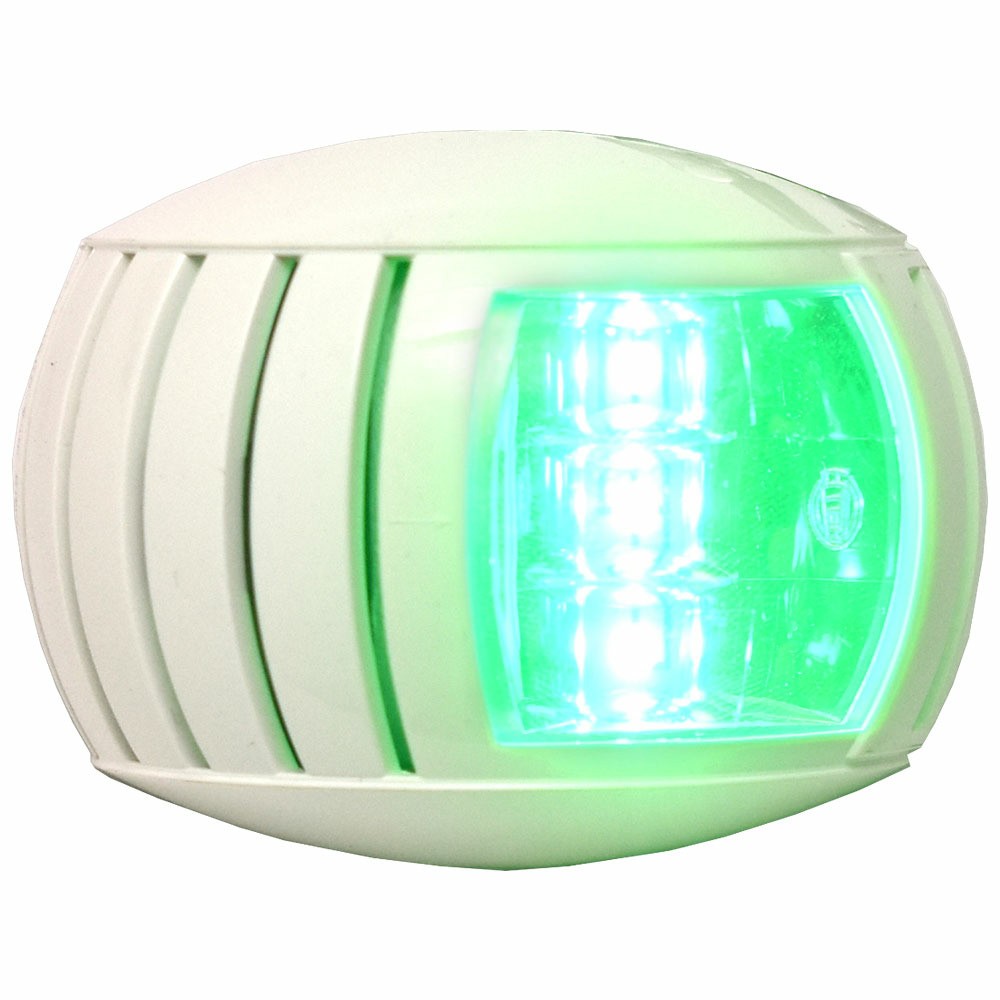 Hella Marine Boat Navigation Light ELE387503CS – Green Naviled (STBD) by Hella Marine