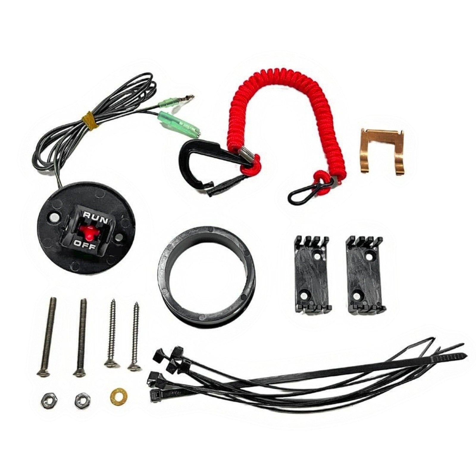 Mercury Mercruiser Kill Stop Switch Safety Lanyard Kit 19674A07 by Mercury