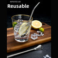 Steel Straw Spoon for Home