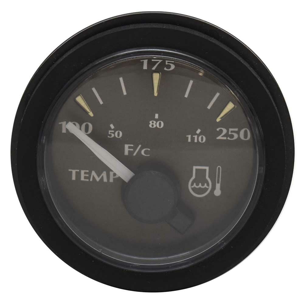 Faria Beede Boat Temperature Gauge Black by Faria Beede