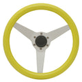 Uflex USA Boat Steering Wheel PONZA-Y 14 x 3 1/4 Inch Yellow by Uflex USA
