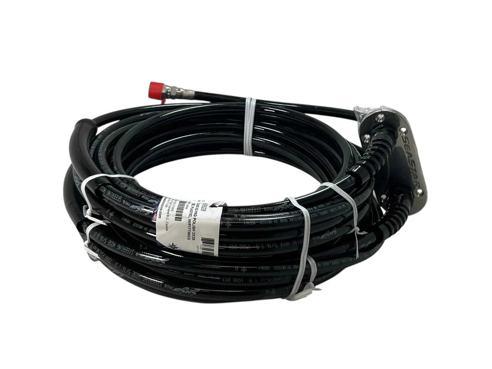 Seastar Solutions Ho8928, Pro Double Bulkhead, 2 X 28ft Hose, Ss,