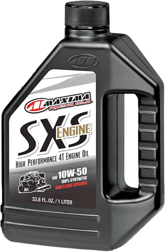 Maxima Sxs Synthetic Oil 10w50 For Utv & Atv Engines, 1 Quart