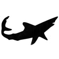 Boat Logo Decal Mako Black Shark Sticker by Mako