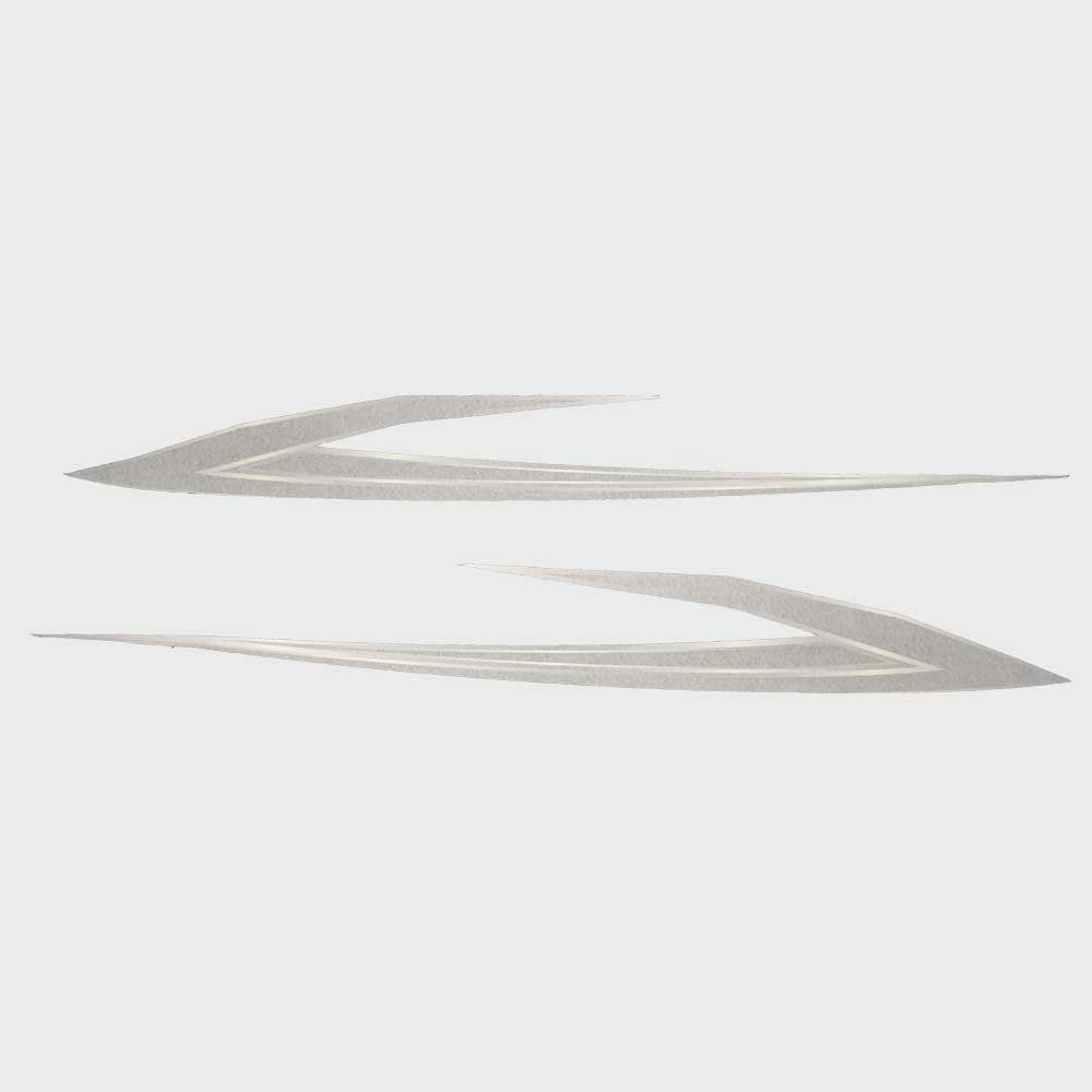 Godfrey Pontoon Boat Graphic Decal Shadow Gray Set of 2 by Godfrey