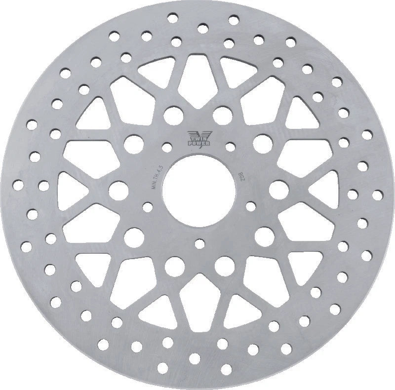 Twin Power 08-13 Flh Flt 08-16 Flhr 06-17 Dyna Front 11.8 Solid Rotor