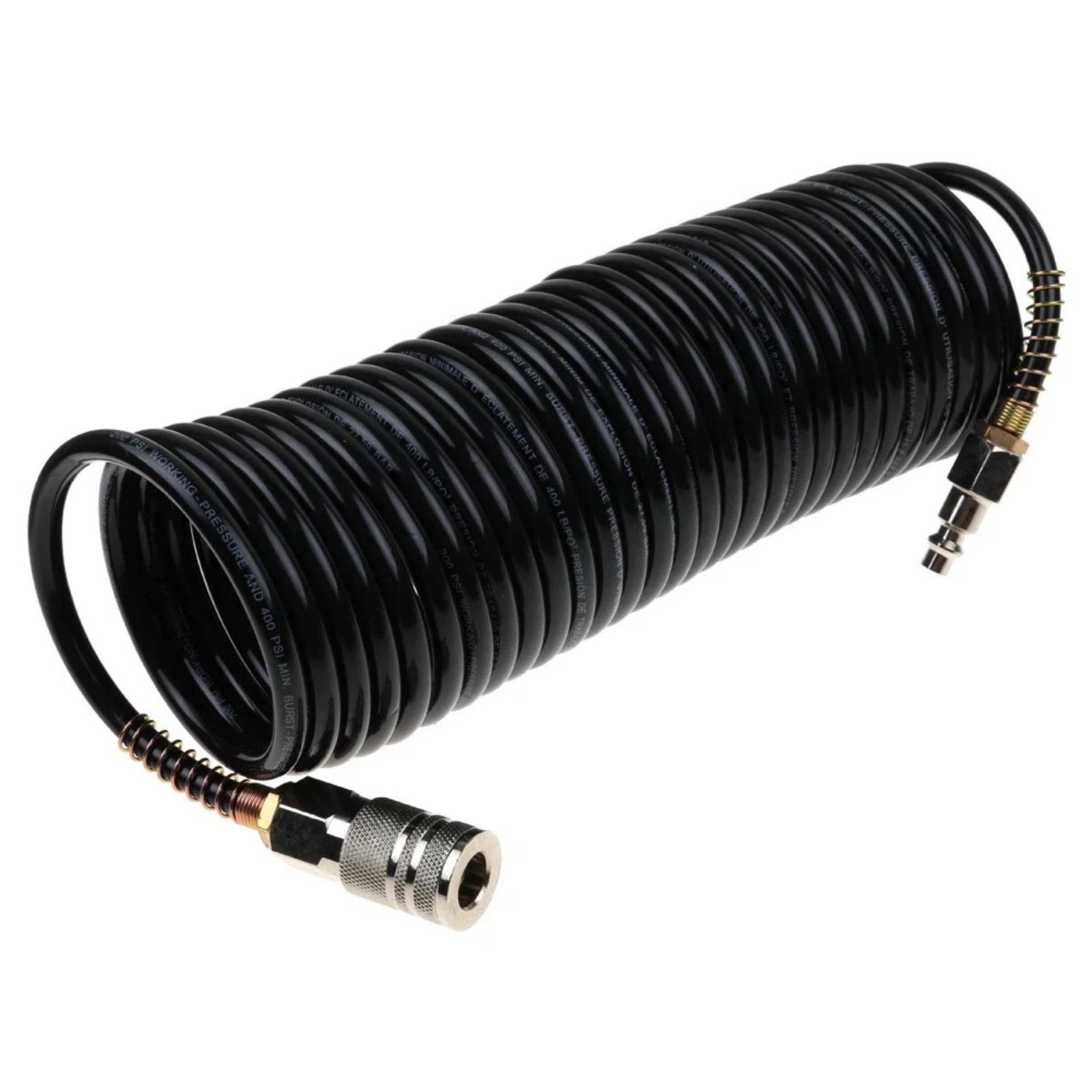 Durable 1/4" Npt X 25ft Rubber Air Hose Oil&weather Resistant With