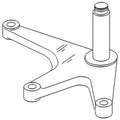 Bellcrank(late<wbr/>) Fits John Deere 2440 2640 Ar91812 R70231