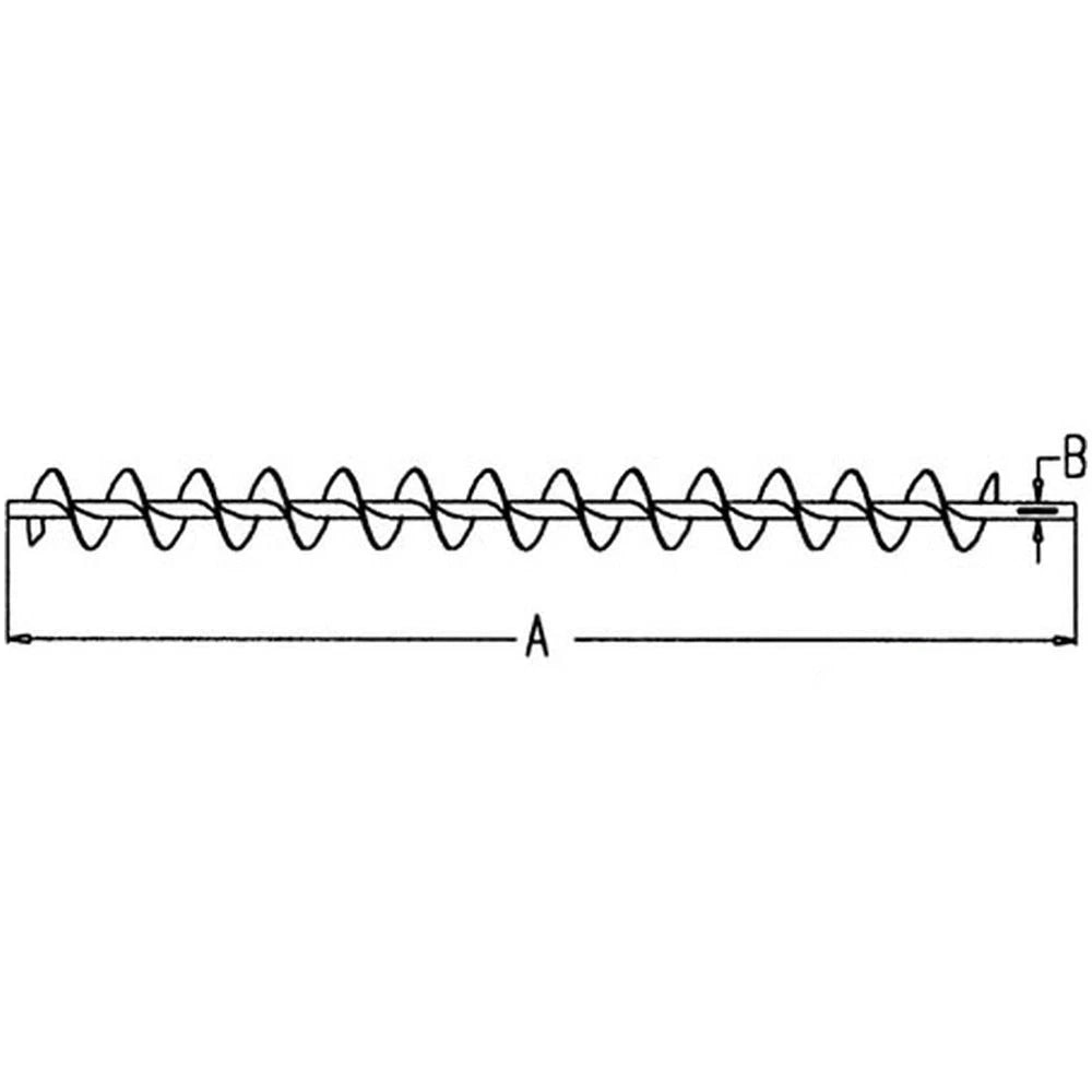 Ah107442 Auger Lower Clean Grain