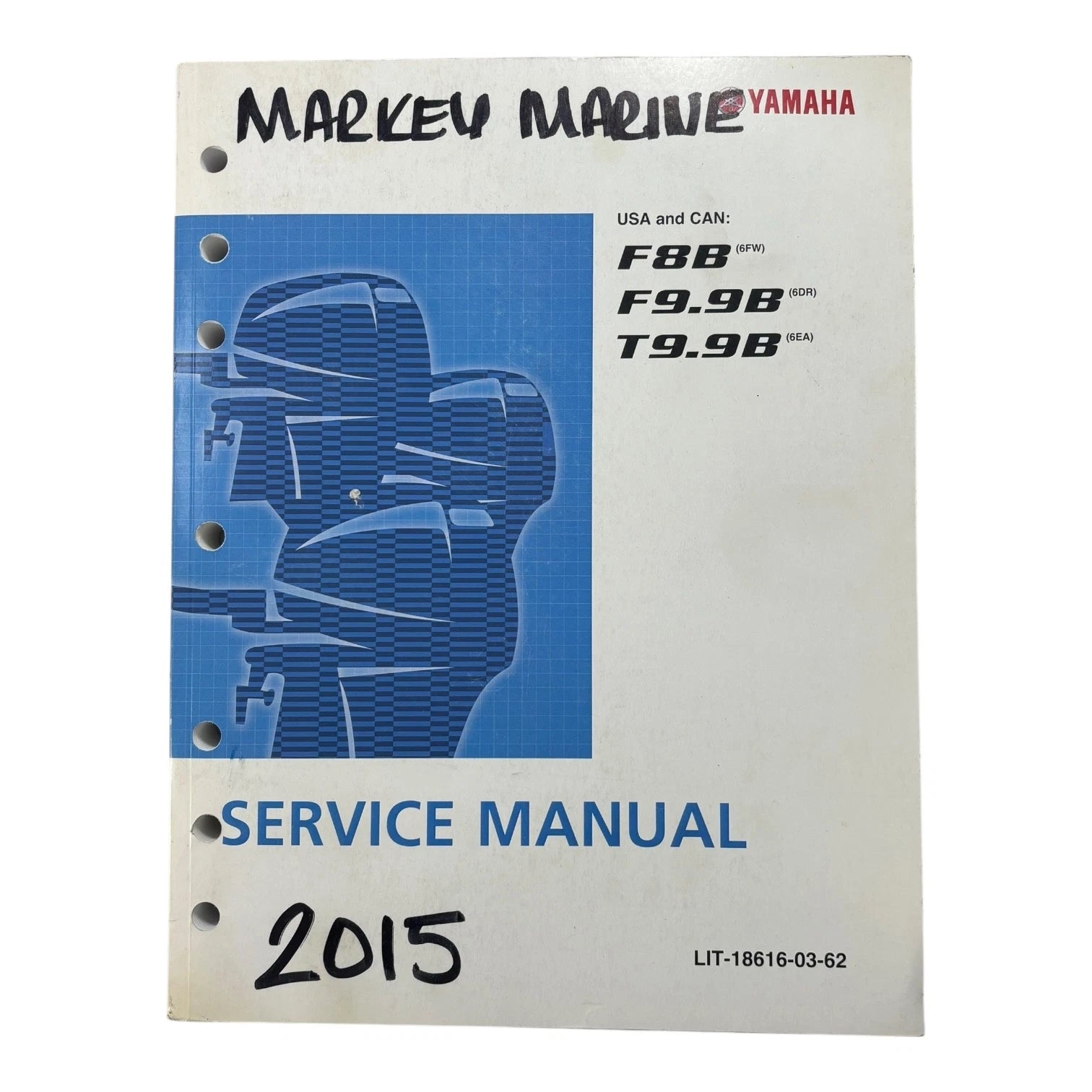 Yamaha Lit-18616-03-6<wbr/>2, F8b/f9.9b/t9.9<wbr/>b Service Manual