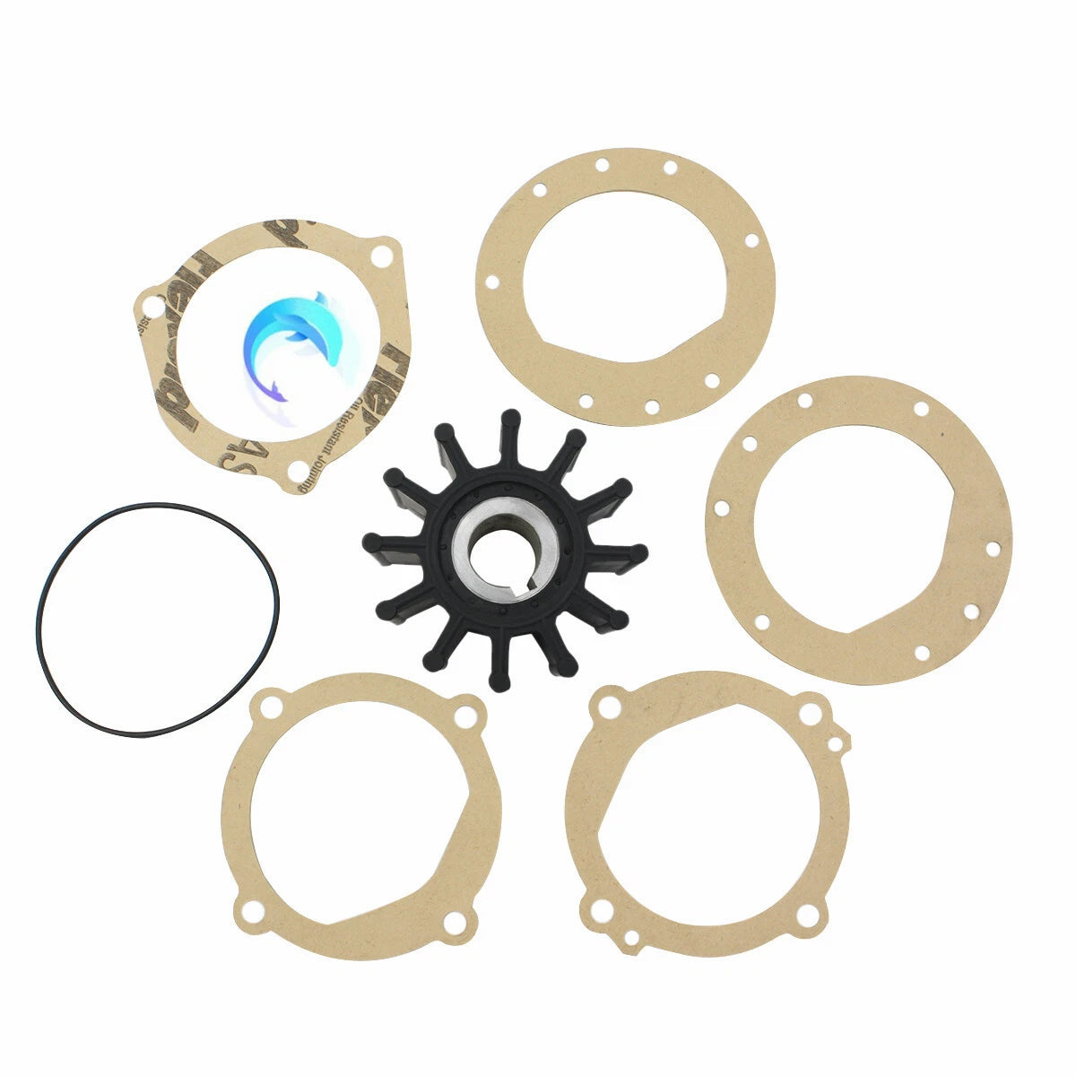 New Flexible Impeller Kit For Jabsco 18838-0001 18-3046 500103