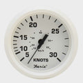 Faria Boat Speedometer Gauge SE9708C Dress White 30 Knots by Faria