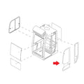 Cab Glass Door Fits Takeuchi Models: Tb175 Tb145 Tb135 Tb070 Tb125