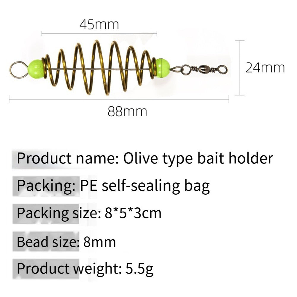 Outdoor Fishing Olive Bait Box