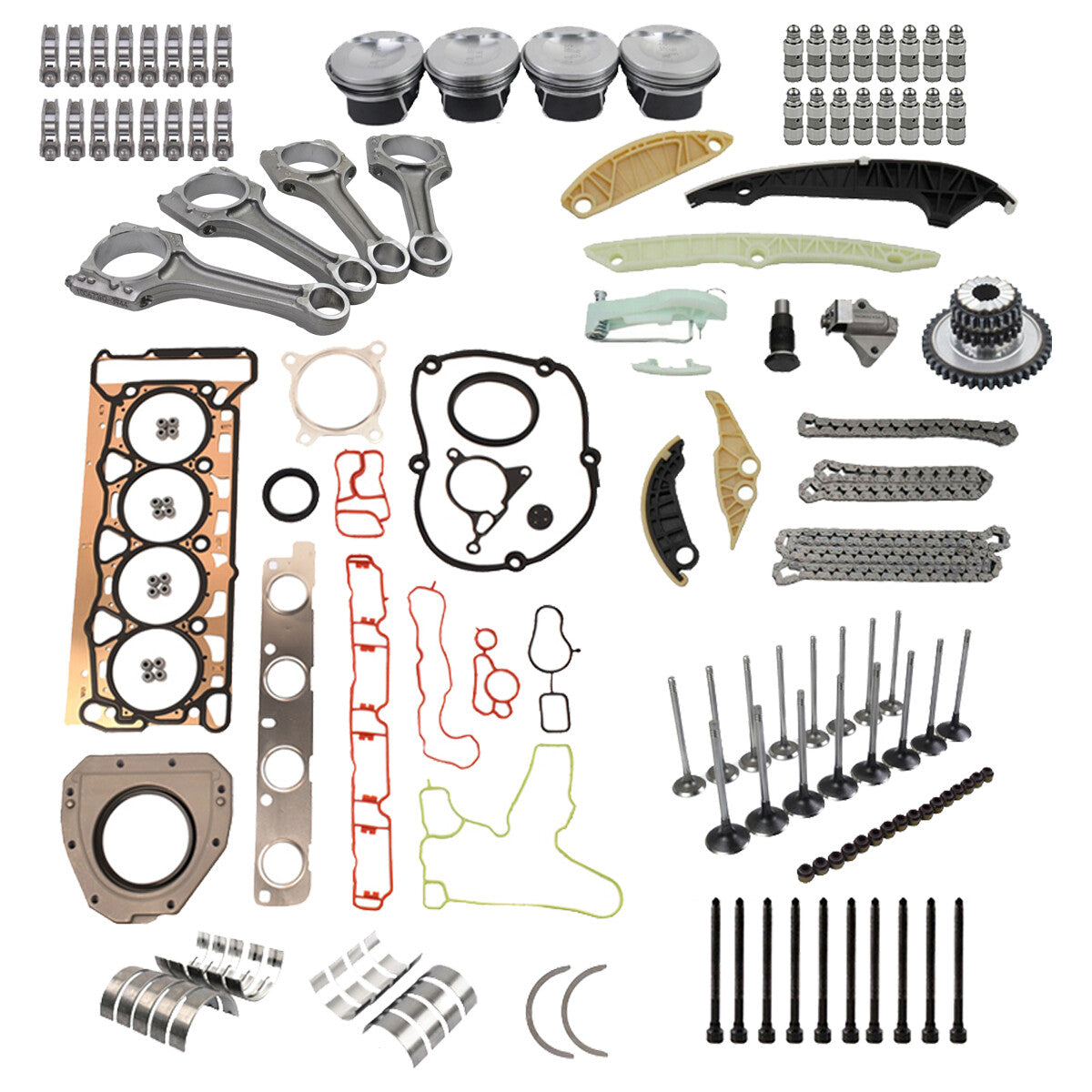 Piston & Timing Gasket Kit Audi 2.0T by Audi