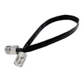 Window/door Pass Through Flat Rf Coaxial Cable Uhf Female 12-inch For