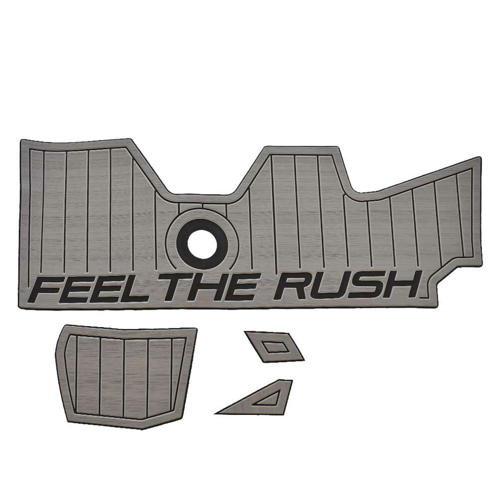 Bass Cat Boat Cockpit Non-Skid Mat Gray Black by Bass Cat