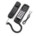 Professional Black Telephone Desktop Corded Landline Mini Phone For