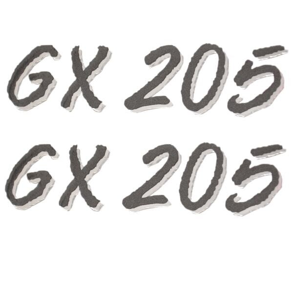Glastron Boat Model Decals GX 205 Gray Stickers by Glastron