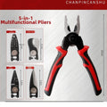 5-in-1 Pliers Wire Stripper Marine Parts