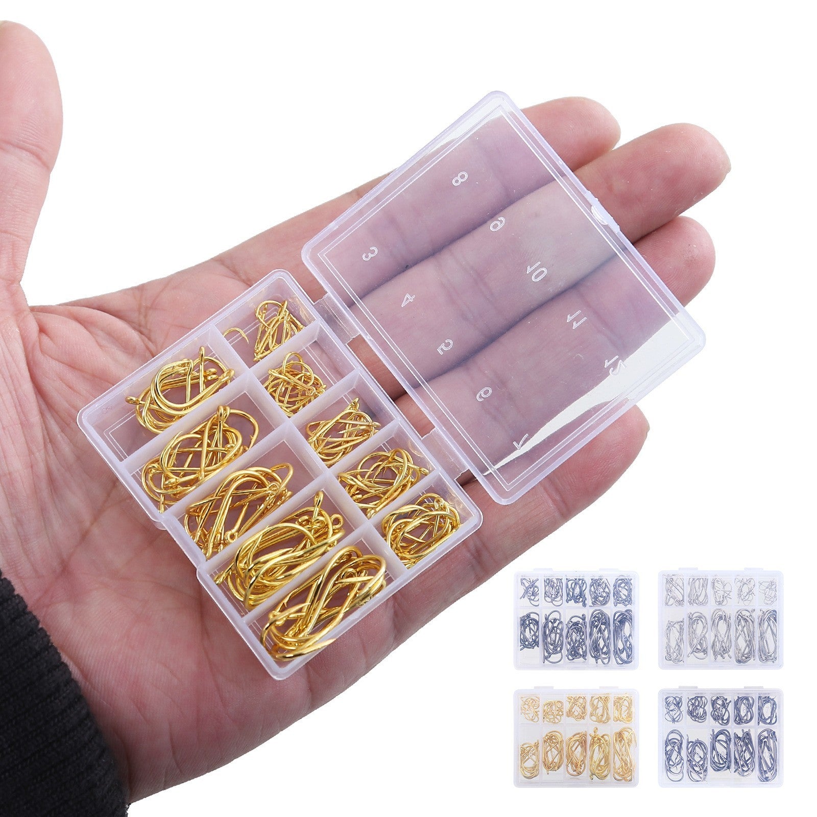Double Barb Fishing Hooks Long Shank Design