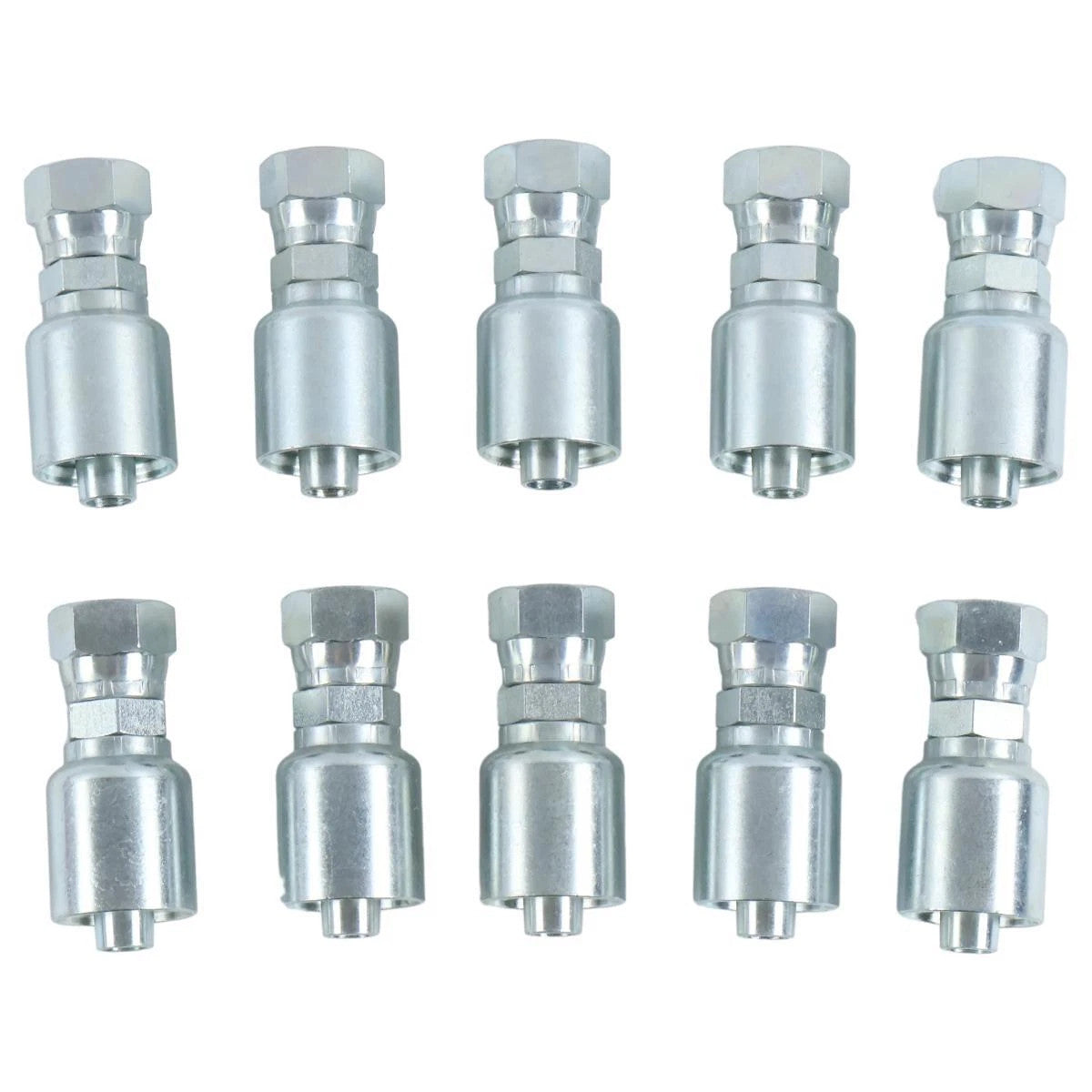 10x Hydraulic Hose Fitting 1/2" Flat Face 1js43 8-8 For Parker 43