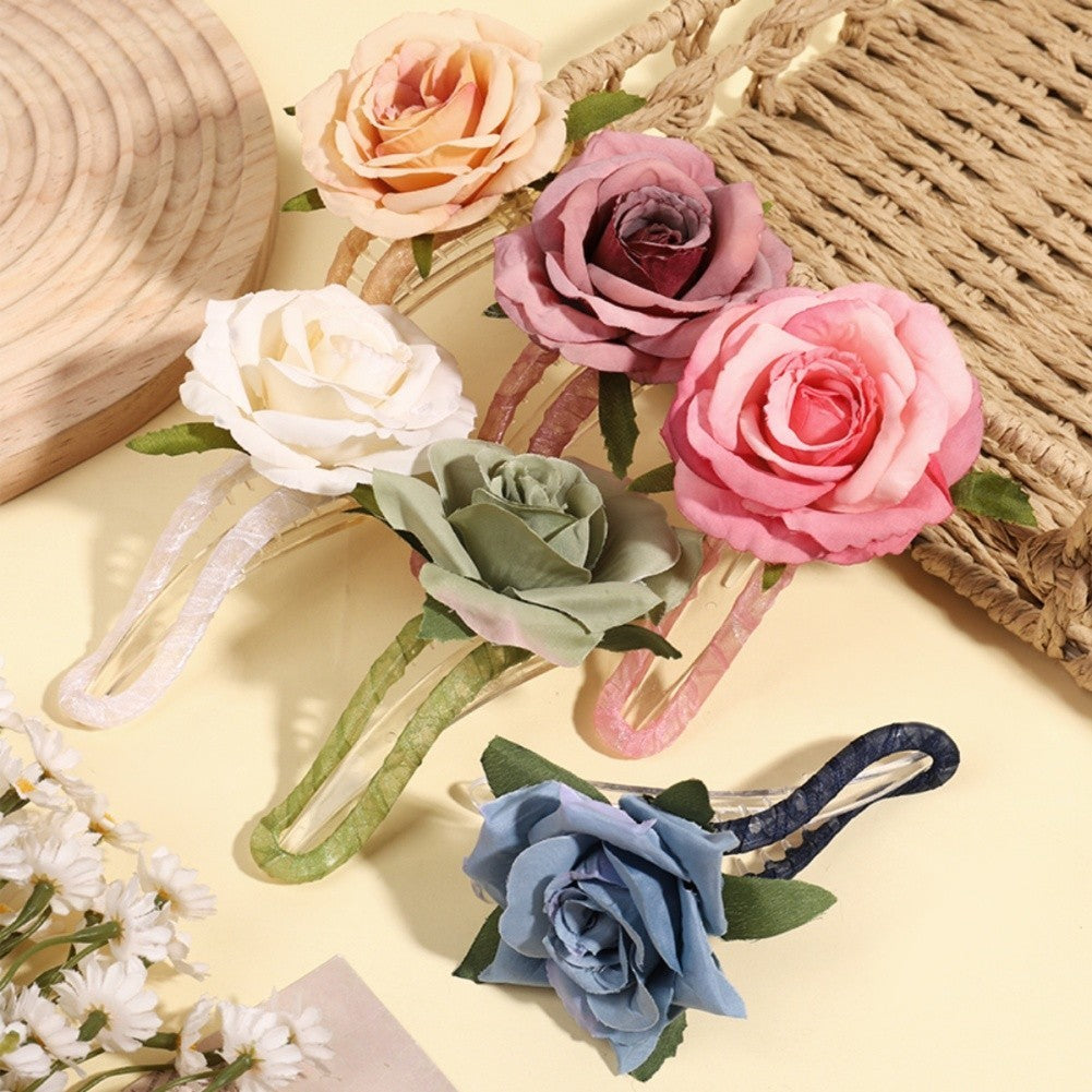 Floral Hair Clip for Half-up Hairstyles