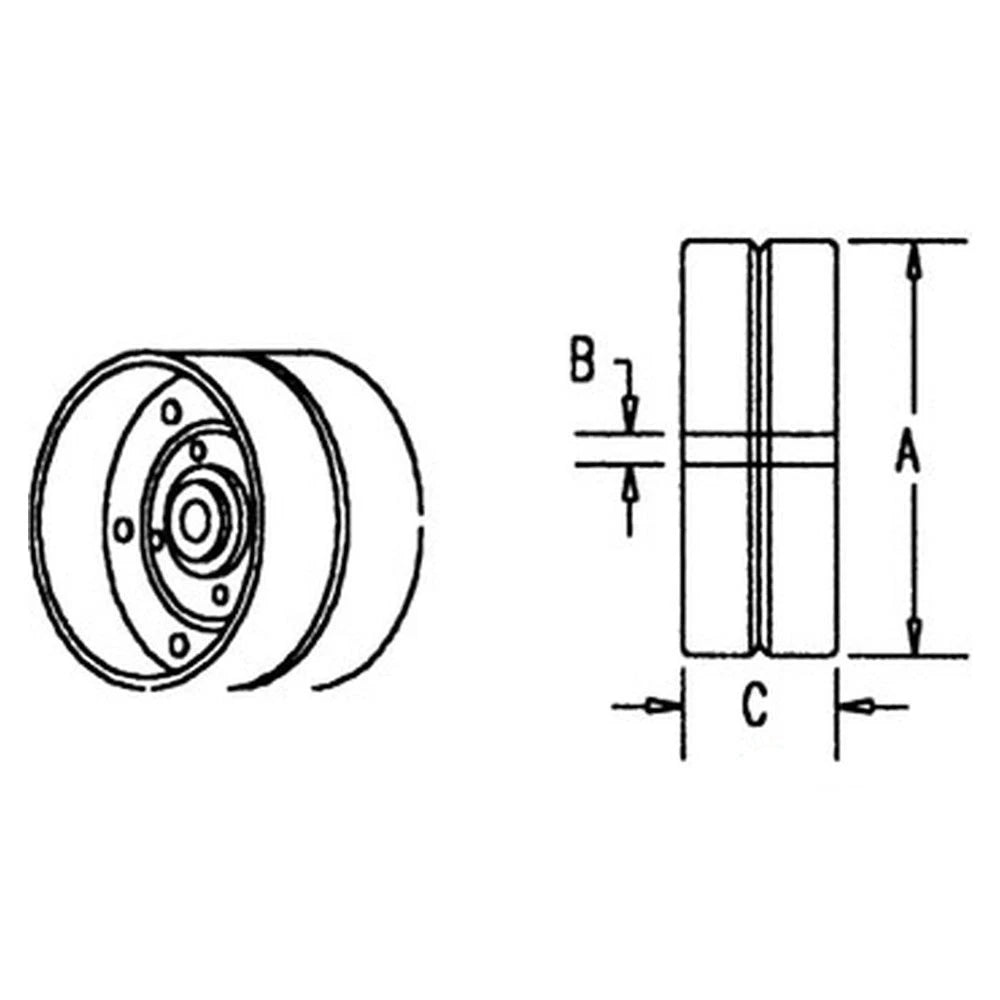 Pulley 176579c1 Fits Case 1440 1460 1480 1482 1640 1644 1660