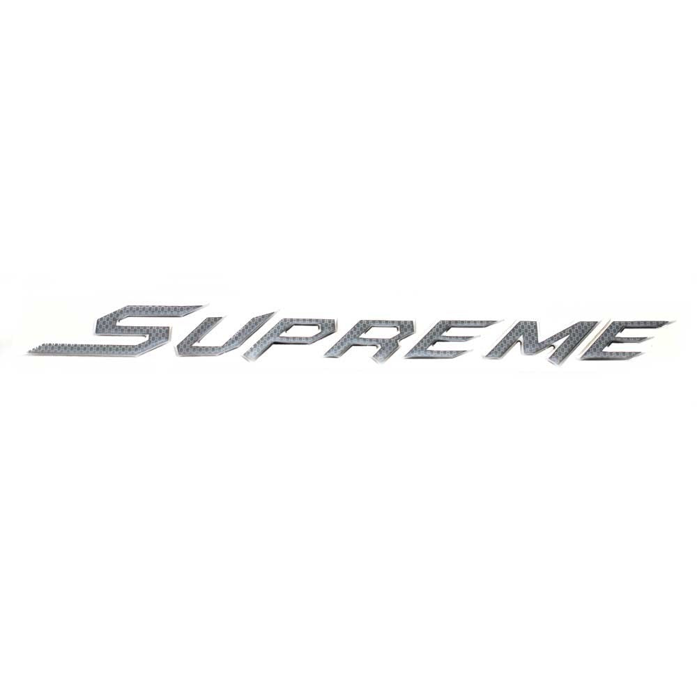 Supreme Boat Raised Decal Charcoal Gray by Supreme