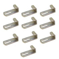 Boat Wall Mount Hook Hangers Stainless Set of 10