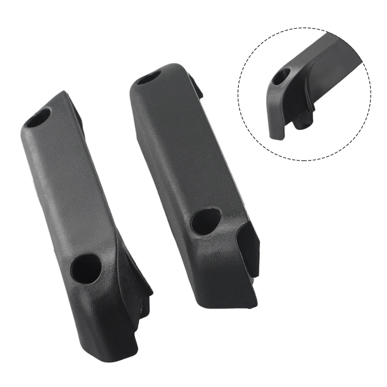 Armrest Storage Box Door Inner Tray For 2 X Abs Accessories Black