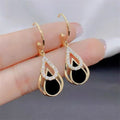 Heart Drop Necklace Women Jewelry Set