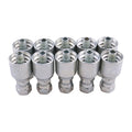 10x Hydraulic Hose Fitting 10643-6-6 With 3/8" Thread Female Jic 37°