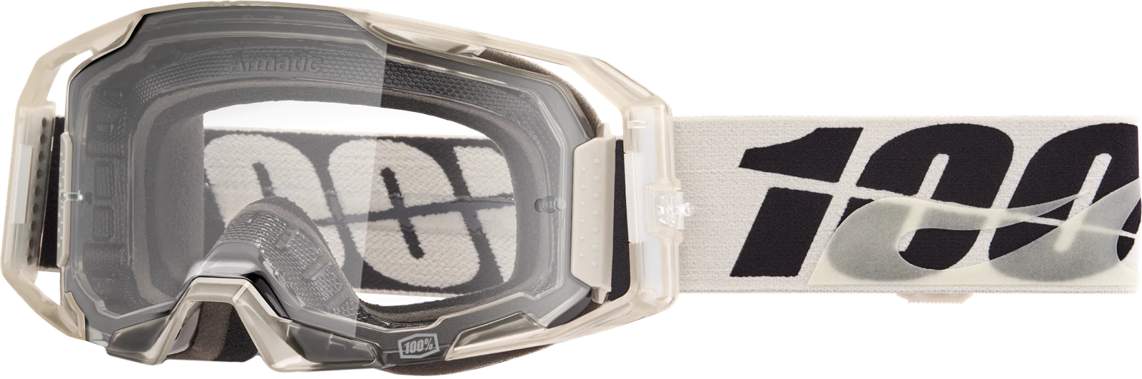 100 Percent Armatic Mx Goggle With Clear Lens For Offroad Motorcycle