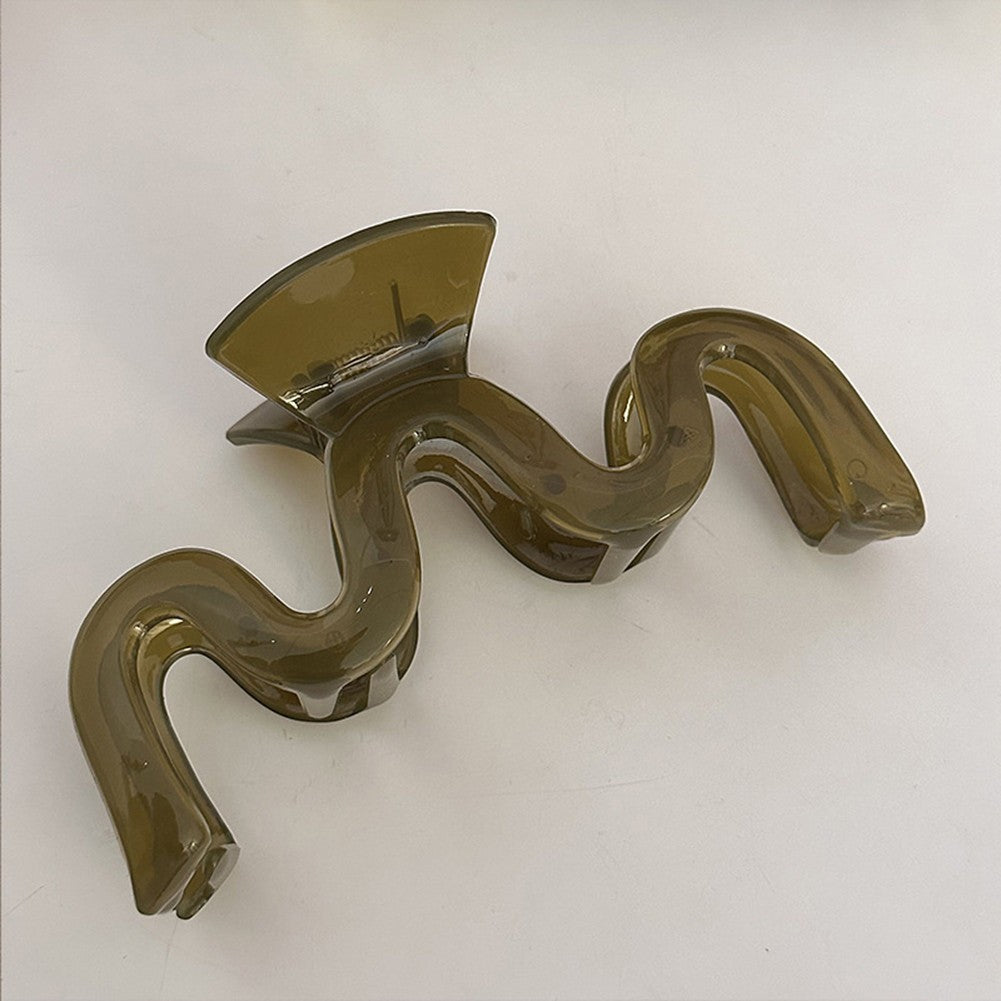 Wave Grip Hair Clip Alloy Material