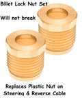 Sea Doo Steering & Reverse Cable Billet Lock Nut Set 2 Pack by Sea-Doo