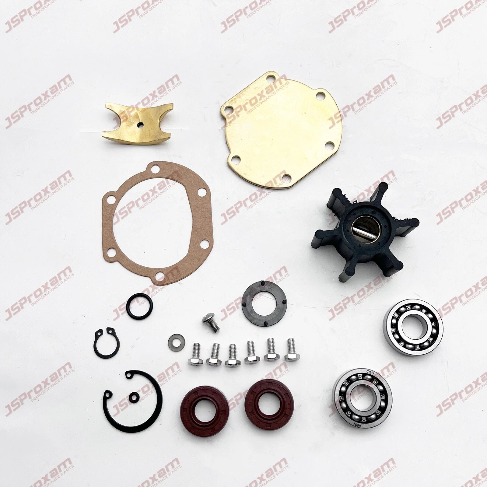 Repl Fit Volvo Penta Sea Water Pump Wear Kit 21951370 829895 3580945