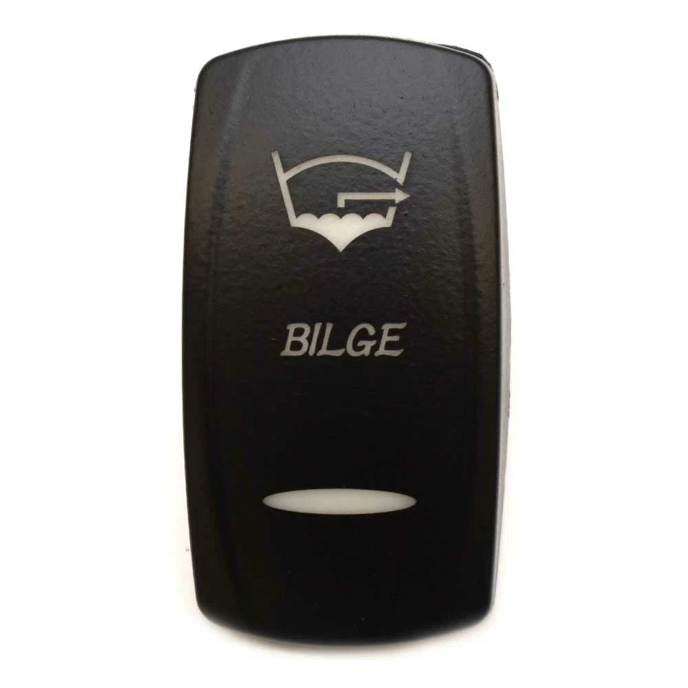 Godfrey Boat Rocker Switch Cover 458056 | Bilge Actuator Black White