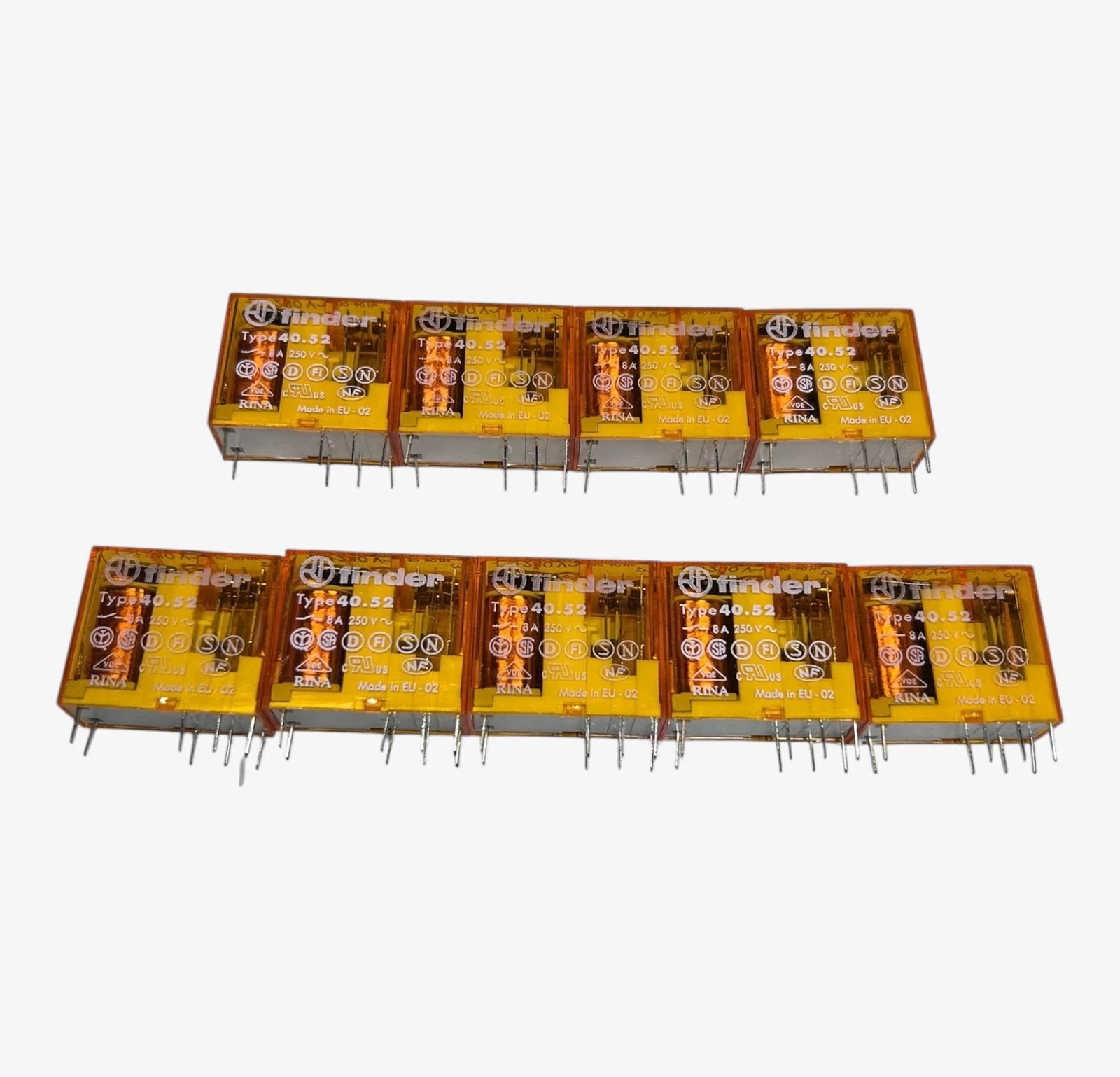 Finder 40.2.8.240, Miniature Pcb Relay 8a 250V - 9 | Hook & Hull Co