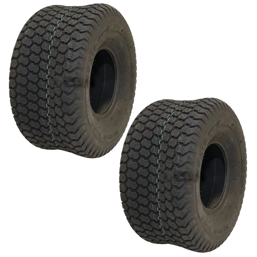 2 Turf Tires 20x10x8 Super Turf 4 Ply Tubeless Lawn Mower Tractor