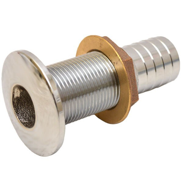 Boat Thru Hull Fitting Chrome Bronze