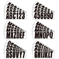 Boat Numbers Decal Sticker Set A-Z 0-9