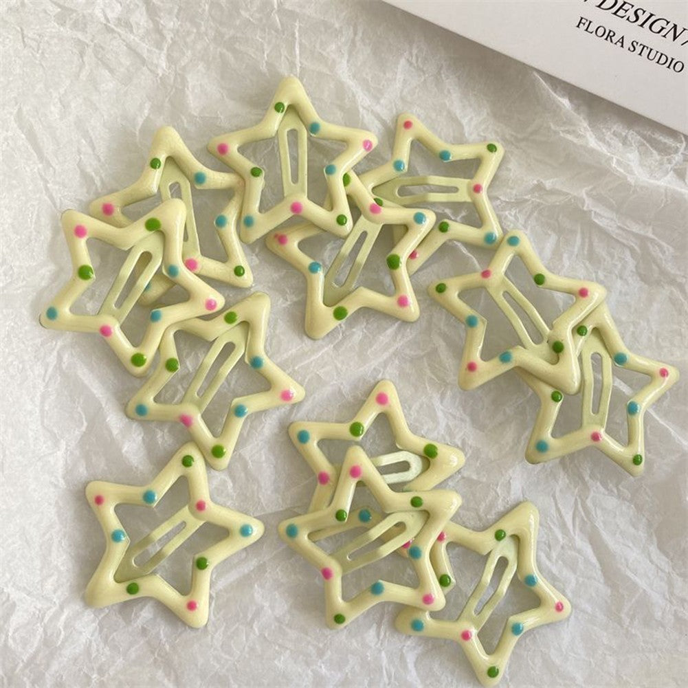 Dopamine Hair Clip Mixed Material Fashion