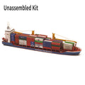 1:400 Scale Polish Gdansk Cargo Ship Model Handmade Diy Model Paper
