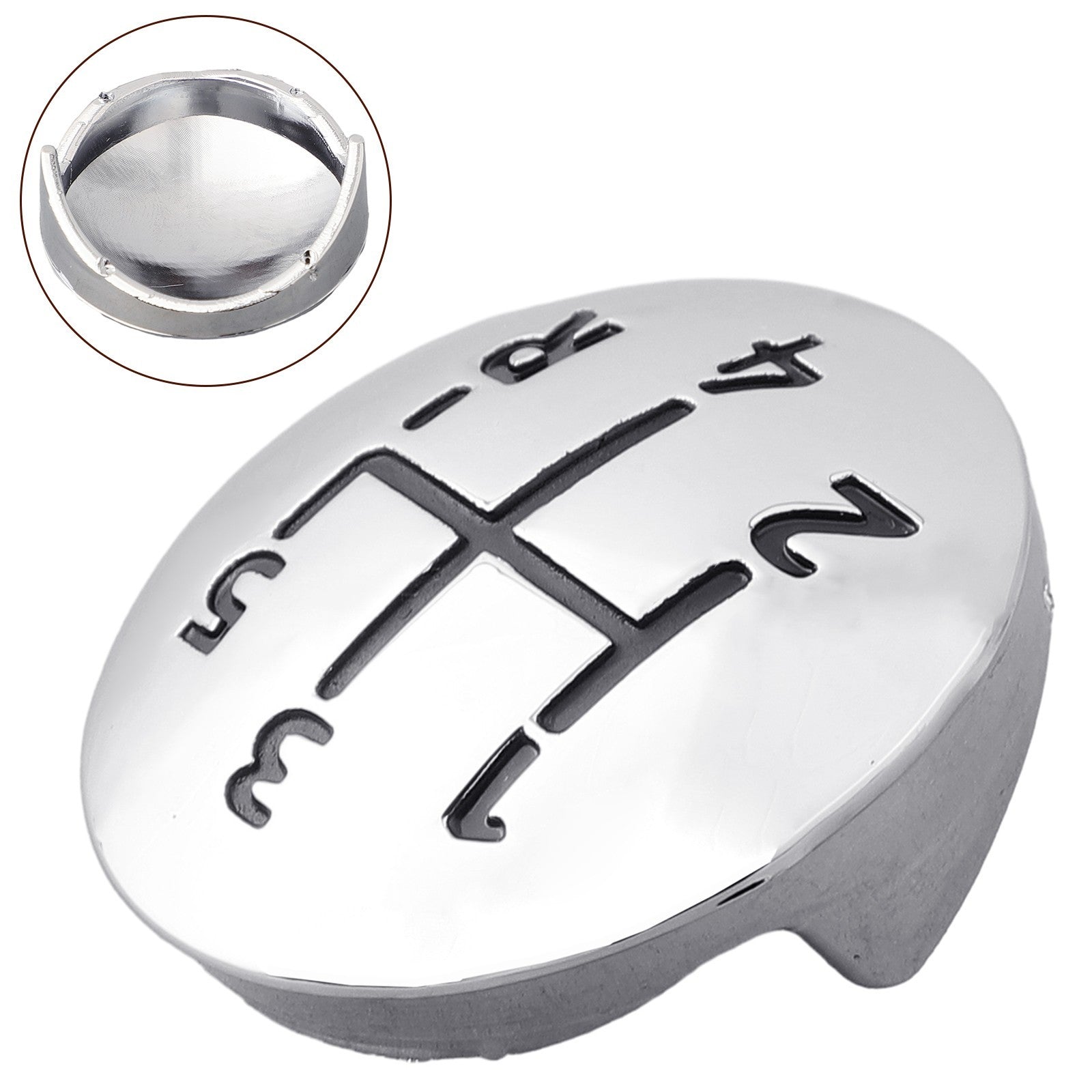 Gear Shift Knob Cap Cover Auto Chrome Replacement