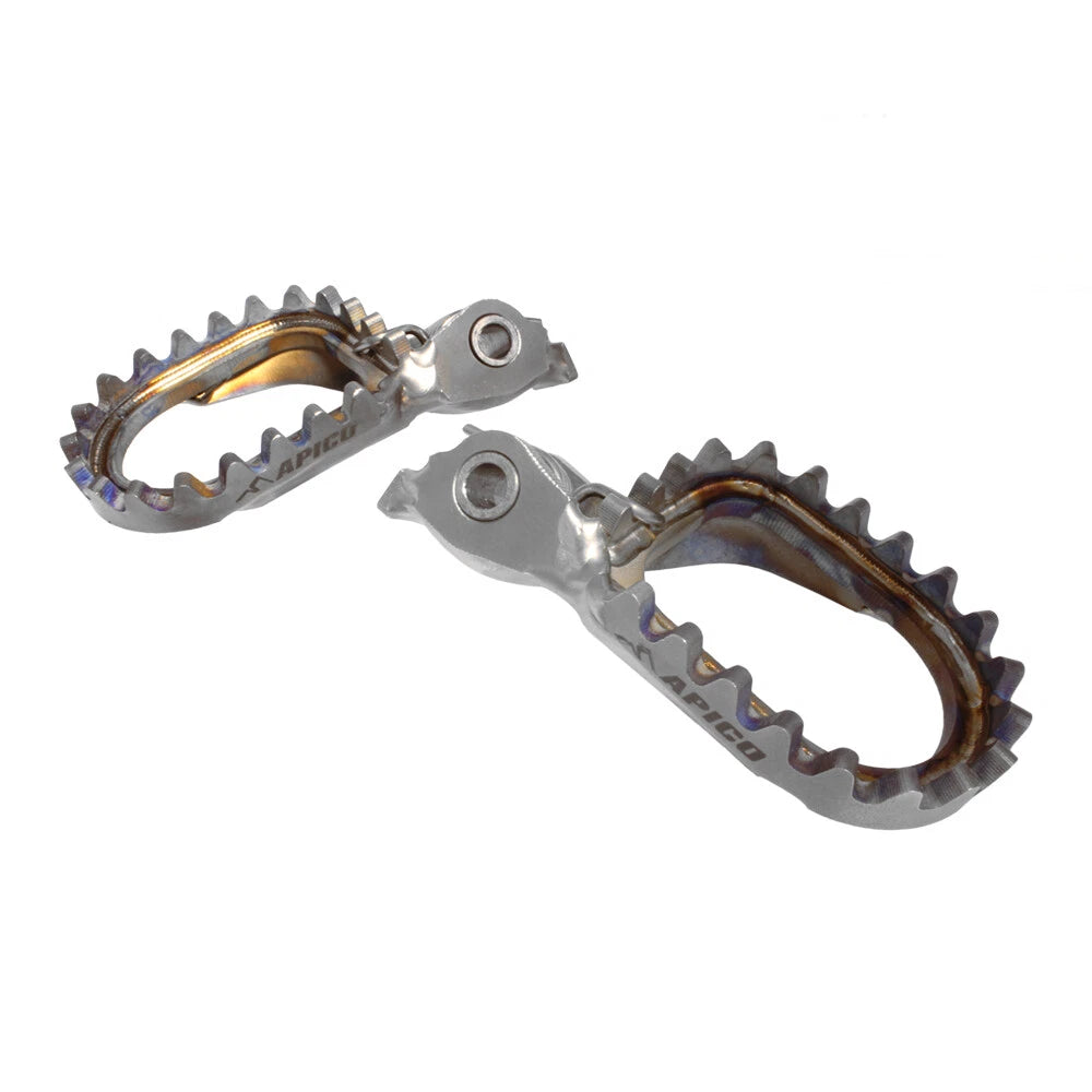 Apico Foot-pegs For Ossa Titanium