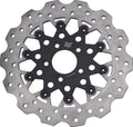Twin Power 08-up Flh Flt Rear 11.8 Scalloped Floating Rotor Black Mesh