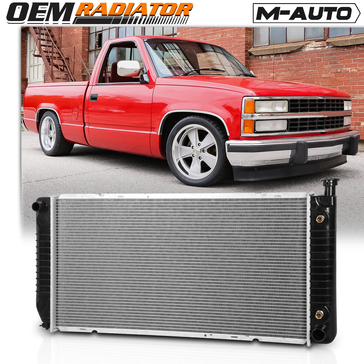 2317 Aluminum Radiator OE Replacement fit 1996-2000 Che